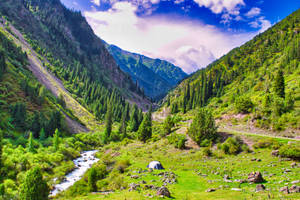 Kyrgyzstan Nature Landscape Wallpaper