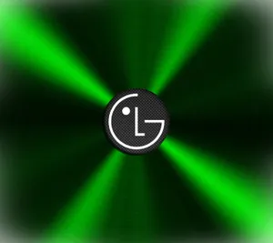 L G Logo Green Radiance Background Wallpaper