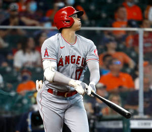 La Angels Player: Shohei Ohtani Wallpaper