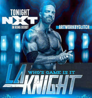 La Knight Dominating In The Wwe Nxt Ring Wallpaper