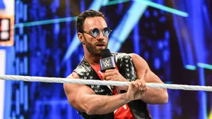 La Knight In The Heat Of The Action At Wwe Royal Rumble Wallpaper