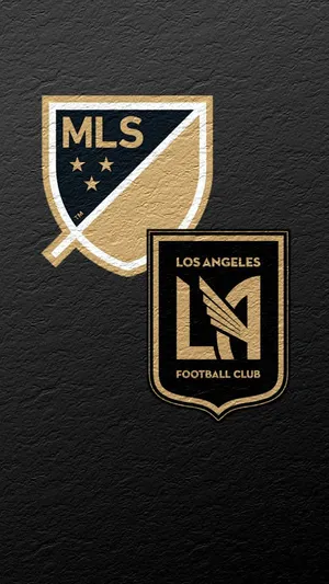 Lafc And Mls Logos Wallpaper