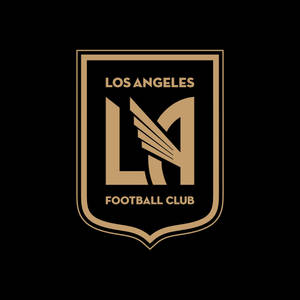 Lafc Gold Logo With Black Backdrop Wallpaper