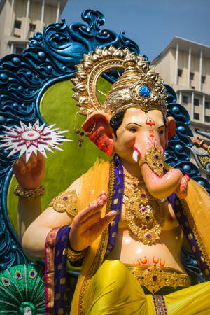 Lalbaugcha Raja Lord Ganesh Wallpaper