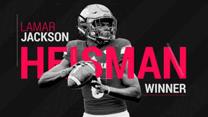 Lamar Jackson Heisman Winner Wallpaper