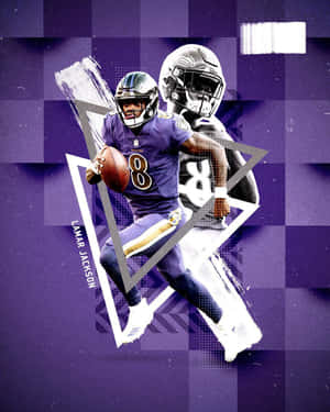 Lamar Jackson Violet Baltimore Wallpaper