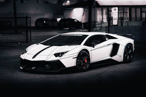 Lamborghini Aventador Lp700-4 Inspired By Tron Tuning Wallpaper