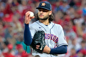 Lance Mccullers Holding Ball Wallpaper