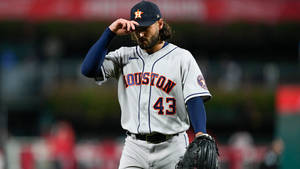 Lance Mccullers Holds Hat Wallpaper