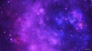 Landscape Purple Galaxy Blue Aesthetic Home Screen Wallpaper