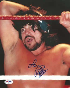 Lanny Poffo Raising Arm Wallpaper