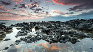 Laptop 4k Nature Rocks By The Sea Wallpaper