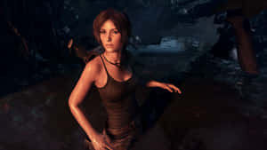 Lara Croft On The Hunt In Shadow Of The Tomb Raider Wallpaper