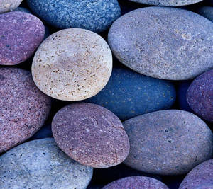 Large Pebble Material Wallpaper