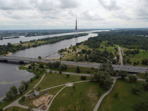 Latvia Radio And Tv Tower Wallpaper