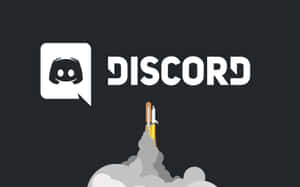 Launching Rocket Under Cool Discord Wallpaper