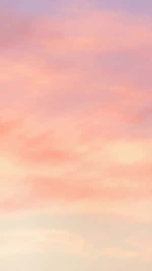 Lavender Skies And Wispy Pink Clouds - Color Pastel Aesthetic Wallpaper