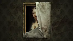 Layers Of Fear Cloth Covering Painting Wallpaper