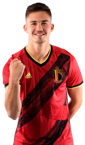 Leander Dendoncker 1 Red Wallpaper