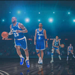 Lebron James Elgin Baylor Authentic Wallpaper