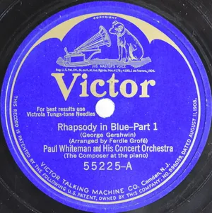 Legendary Conductor Paul Whiteman Performing Rhapsody In Blue Wallpaper