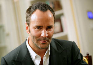 Legendary Fashion Maestro, Tom Ford, During An Interview. Wallpaper