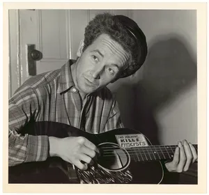 Legendary Folk Music Icon, Woody Guthrie Wallpaper