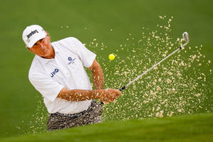 Legendary Golfer Fred Couples At Full Swing Wallpaper