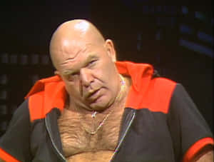 Legendary Pro-wrestler, George Steele, In Wwf Tuesday Night Titans Wallpaper