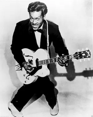 Legendary Rock 'n' Roll Icon - Chuck Berry Wallpaper