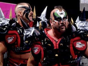 Legendary_ Tag_ Team_ Wrestlers_in_ Gear Wallpaper