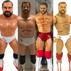 Legendary Wrestler Arn Anderson Vintage And Modern Action Figures Wallpaper