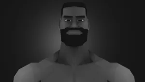 Lego-like Giga Chad Wallpaper