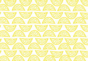Lemon Yellow Art Wallpaper