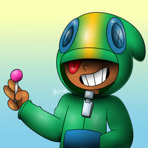 Leon Brawl Stars Artistic Drawing Wallpaper