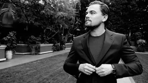 Leonardo Dicaprio Black And White Wallpaper