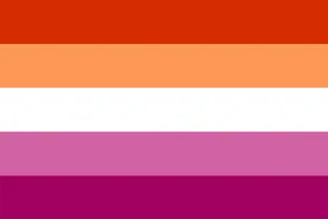 Lesbian Aesthetic Pride Flag Wallpaper