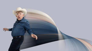 Leslie Jordan Cowboy Trail Effect Wallpaper