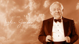 Leslie Jordan Memorial Sepia Background Wallpaper