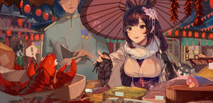Let's Celebrate With Lobster At Atago's Cuisine Wallpaper