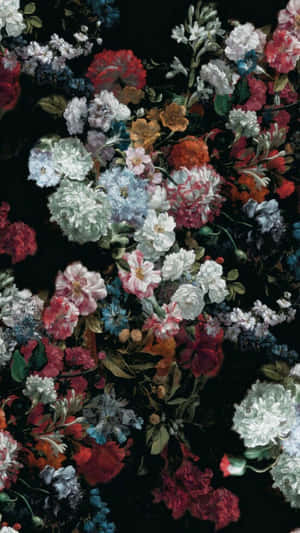 Let The Beauty Of Dark Flowers Inspired You Wallpaper