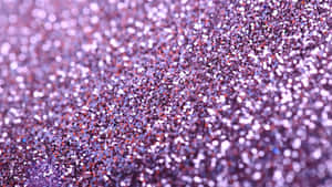 Let Your Dreams Sparkle With Purple Glitter! Wallpaper