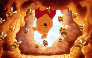 Let Your Little One Explore The Magical World Of Winnie The Pooh With This Laptop! Wallpaper