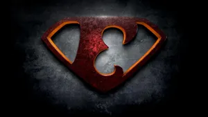 Letter E Superman Logo Wallpaper
