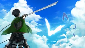 Levi Back View 4k Wallpaper