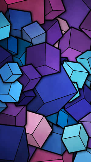 Lg G4 Cartoon Cubes Wallpaper