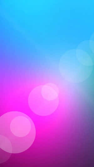 Lg G4 Pink And Blue Bokeh Effect Wallpaper
