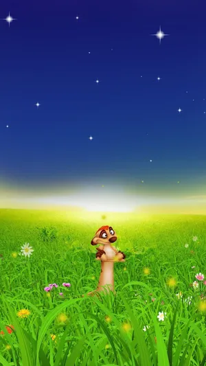 Lg Phone Digital Squirrel Art Wallpaper