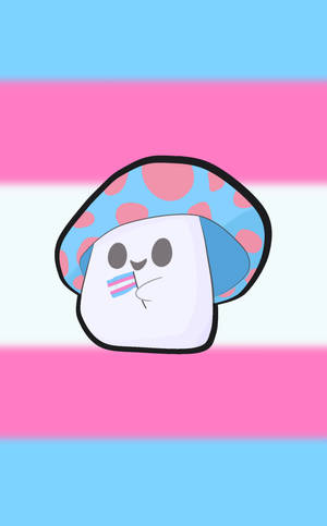 Lgbt Transgender Pride Mushroom Wallpaper