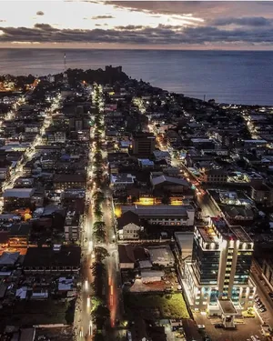 Liberia City Lights Wallpaper